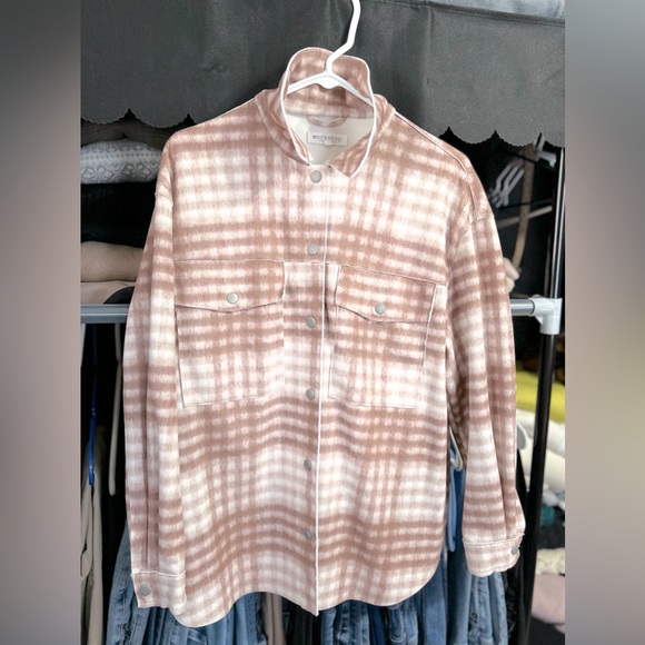 Women’s Workshop Oversized Flannel Shacket - Picture 1 of 8